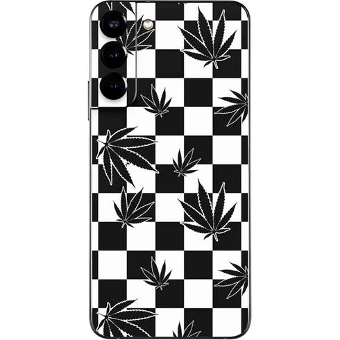 Marijuana Checkered Galaxy S22 Plus Skin