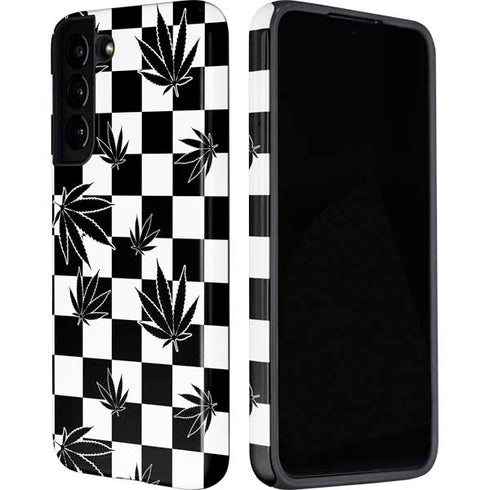Marijuana Checkered Galaxy S22 Pro Case