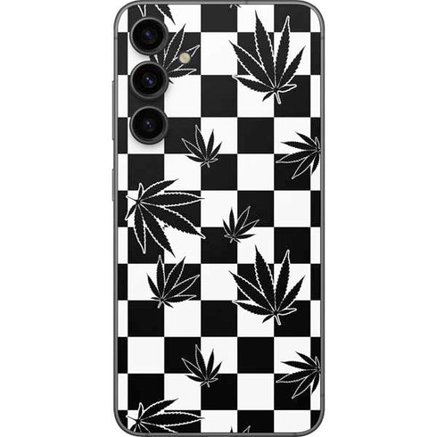 Marijuana Checkered Galaxy S23 FE Skin