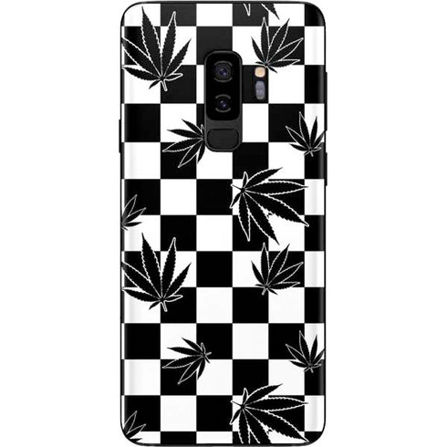 Marijuana Checkered Galaxy S9 Plus Skin