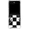 Marijuana Checkered Galaxy Z Flip5 5G Clear Case