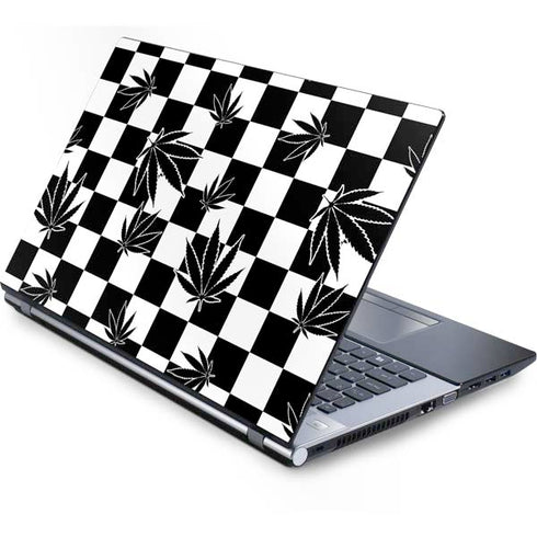 Marijuana Checkered Generic Laptop Skin