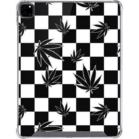 Marijuana Checkered iPad Pro 12.9in (2020) Clear Case