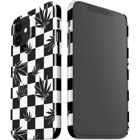 Marijuana Checkered iPhone 12 Mini Lite Case