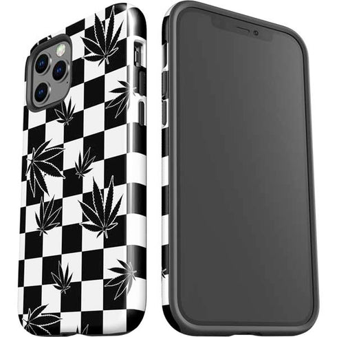 Marijuana Checkered iPhone 12 Pro Impact Case