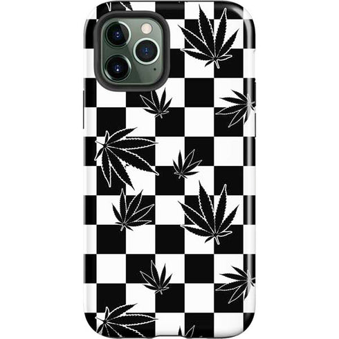 Marijuana Checkered iPhone 12 Pro Impact Case