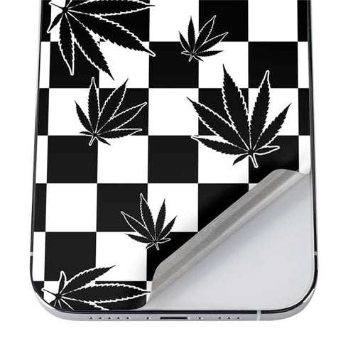 Marijuana Checkered iPhone 12 Pro Max Skin