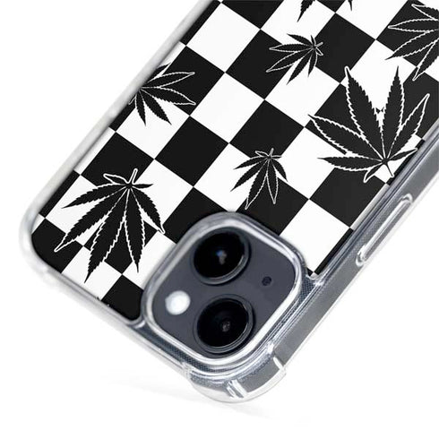 Marijuana Checkered iPhone 13 MagSafe Case