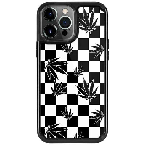 Marijuana Checkered iPhone 13 Pro Cargo Case