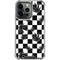 Marijuana Checkered iPhone 14 Pro Clear Case