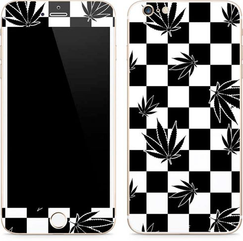 Marijuana Checkered iPhone 6/6s Plus Skin
