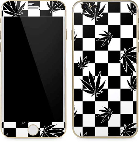 Marijuana Checkered iPhone 6/6s Skin