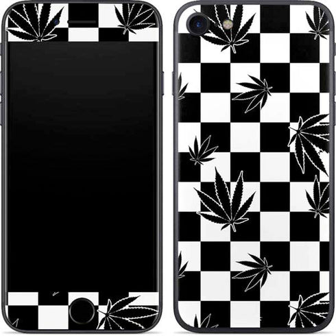 Marijuana Checkered iPhone 7 Skin