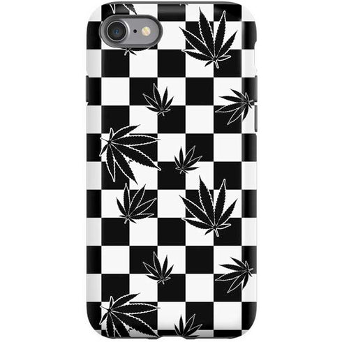 Marijuana Checkered iPhone SE (2nd & 3rd Gen) Pro Case