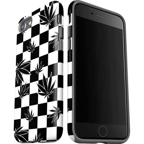 Marijuana Checkered iPhone SE (2nd & 3rd Gen) Pro Case