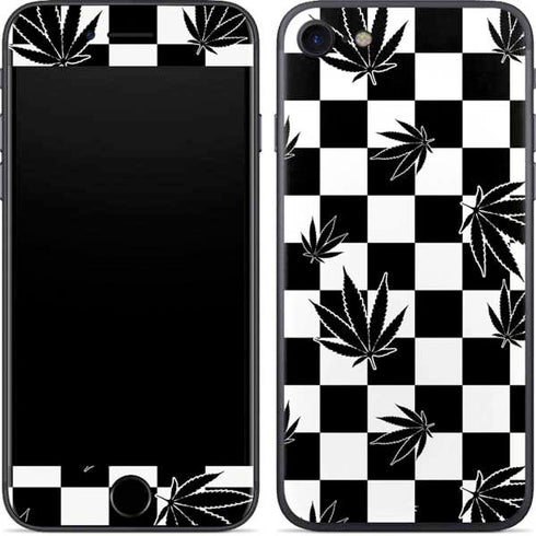 Marijuana Checkered iPhone SE (2nd & 3rd Gen) Skin