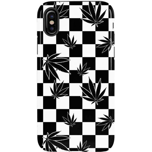Marijuana Checkered iPhone X Pro Case