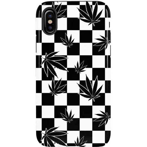 Marijuana Checkered iPhone XS Pro Case