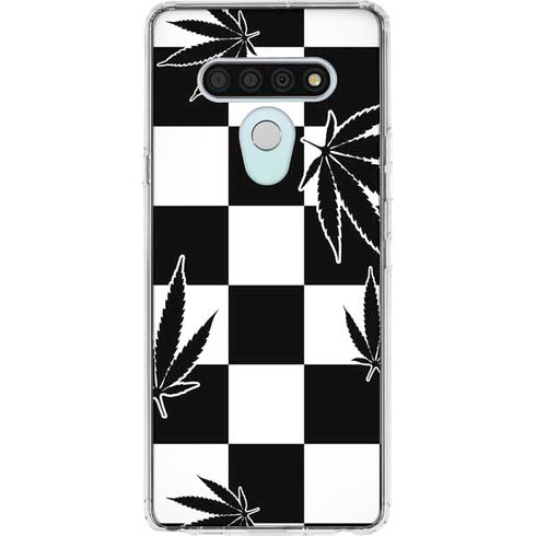 Marijuana Checkered LG Stylo 6 Clear Case