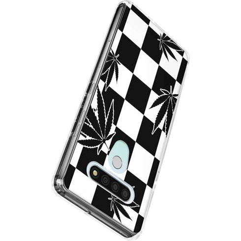 Marijuana Checkered LG Stylo 6 Clear Case