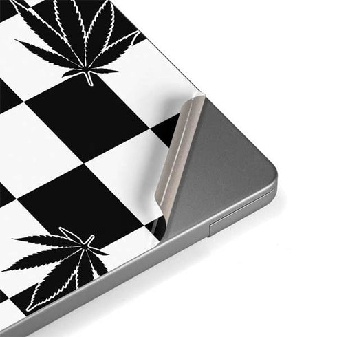 Marijuana Checkered MacBook Pro 14in (2021-24) Skin
