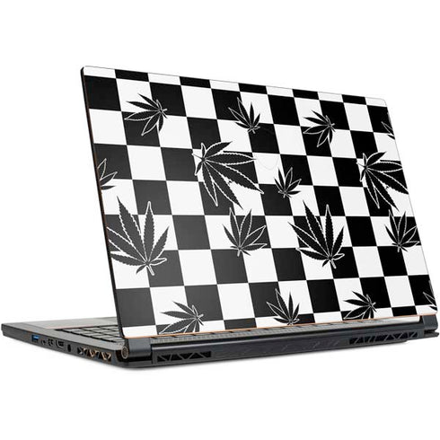 Marijuana Checkered MSI GS65 Stealth Laptop Skin