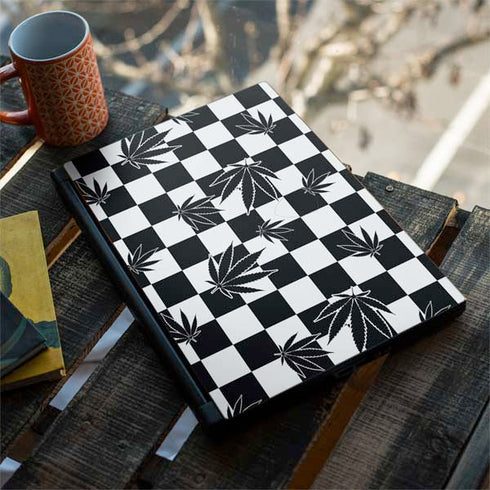 Marijuana Checkered MSI GS65 Stealth Laptop Skin