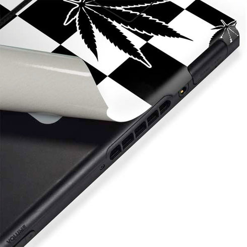Marijuana Checkered Nintendo Switch Bundle Skin
