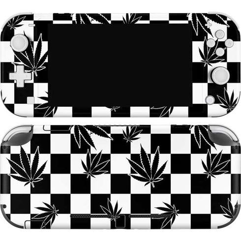 Marijuana Checkered Nintendo Switch Lite Skin