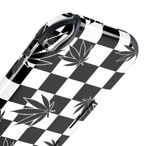 Marijuana Checkered Nintendo Switch Lite Skin