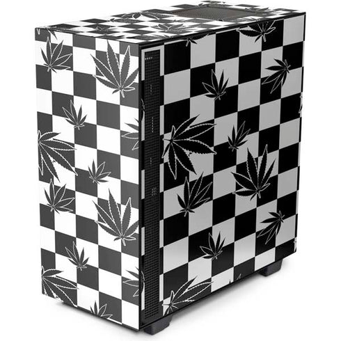 Marijuana Checkered NZXT H510 Compact ATX Mid-Tower Case Skin