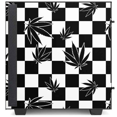 Marijuana Checkered NZXT H510 Compact ATX Mid-Tower Case Skin