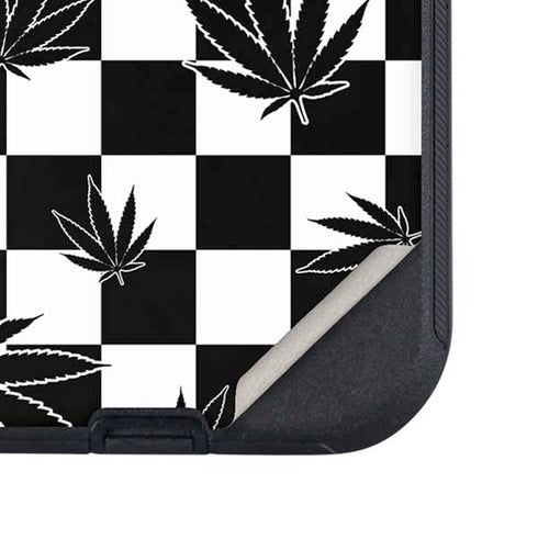 Marijuana Checkered Otterbox Defender iPhone Skin
