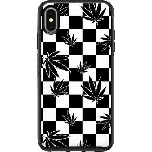 Marijuana Checkered Otterbox Symmetry iPhone Skin