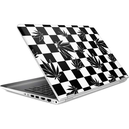 Marijuana Checkered HP Pavilion Skin