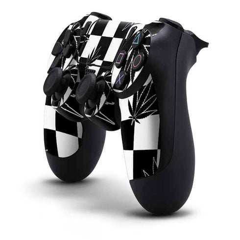Marijuana Checkered PS4 Controller Skin