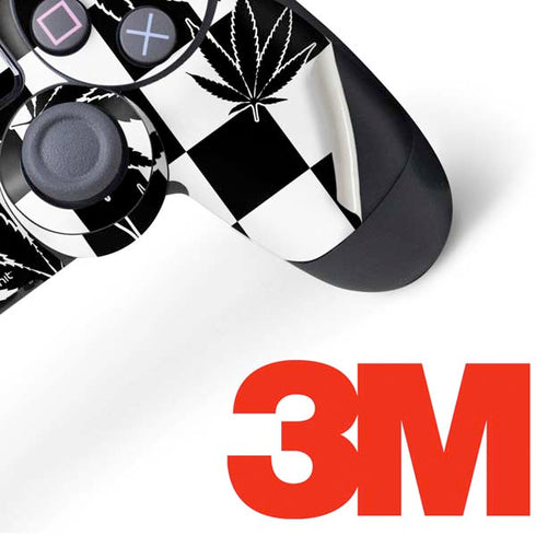Marijuana Checkered PS4 Controller Skin