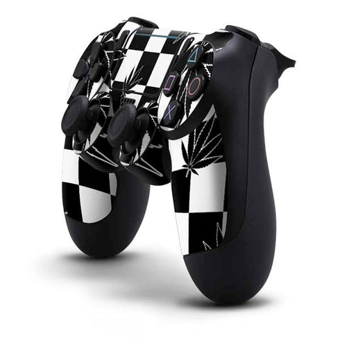 Marijuana Checkered PS4 Pro/Slim Controller Skin