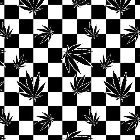 Marijuana Checkered PS4 Slim Skin