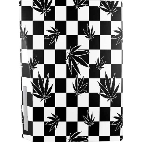 Marijuana Checkered PS5 Console Skin
