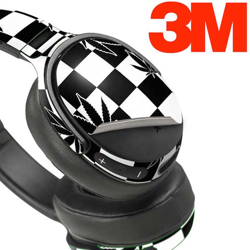 Marijuana Checkered Skullcandy Venue Skin