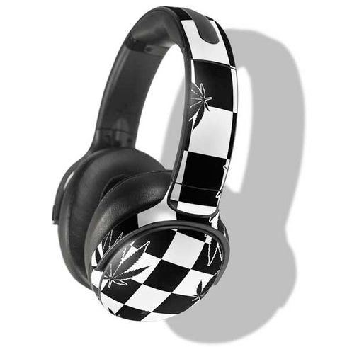 Marijuana Checkered Skullcandy Venue Skin