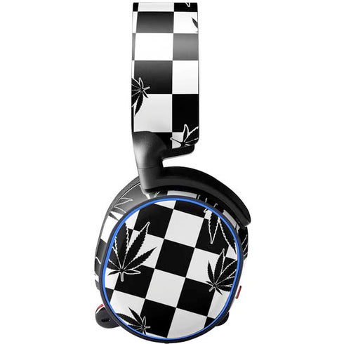 Marijuana Checkered SteelSeries Arctis 3 Skin