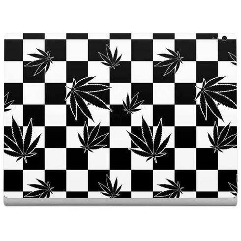 Marijuana Checkered Surface Book 2 13.5in Skin