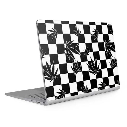 Marijuana Checkered Surface Book 2 15in Skin