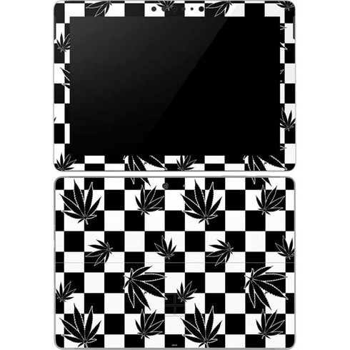 Marijuana Checkered Surface Go Skin