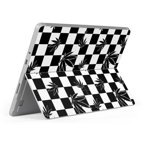 Marijuana Checkered Surface Go Skin