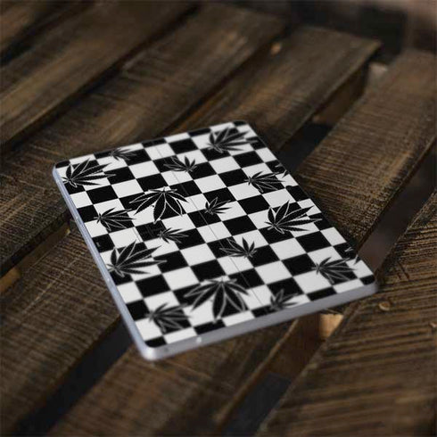 Marijuana Checkered Surface Go Skin