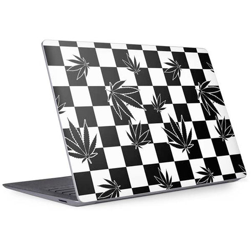 Marijuana Checkered Surface Laptop 3 13.5in Skin
