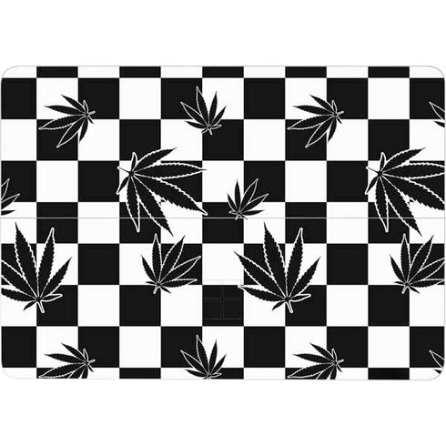 Marijuana Checkered Surface Laptop Studio Skin